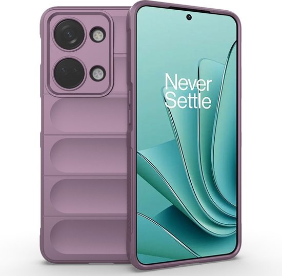 Coque arrière en TPU Coverup Rugged Shield - Coque OnePlus Nord 3 - Violet