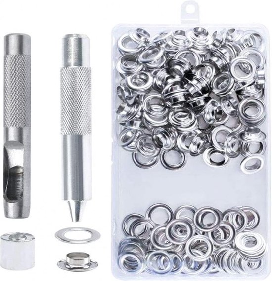 QUARKZMAN 20 sets oogjes met sluitringen, 40 mm, set met QUARKZMAN 20 sets oogjes met sluitringen, 40 mm, set met