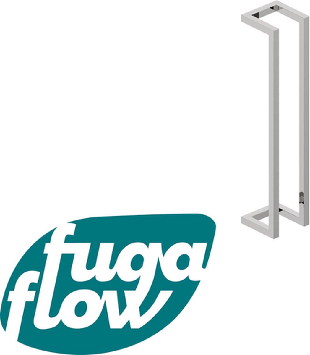 FugaFlow Efficiente Acces Handdoekrek - 60x12.5x12.5cm - chroom