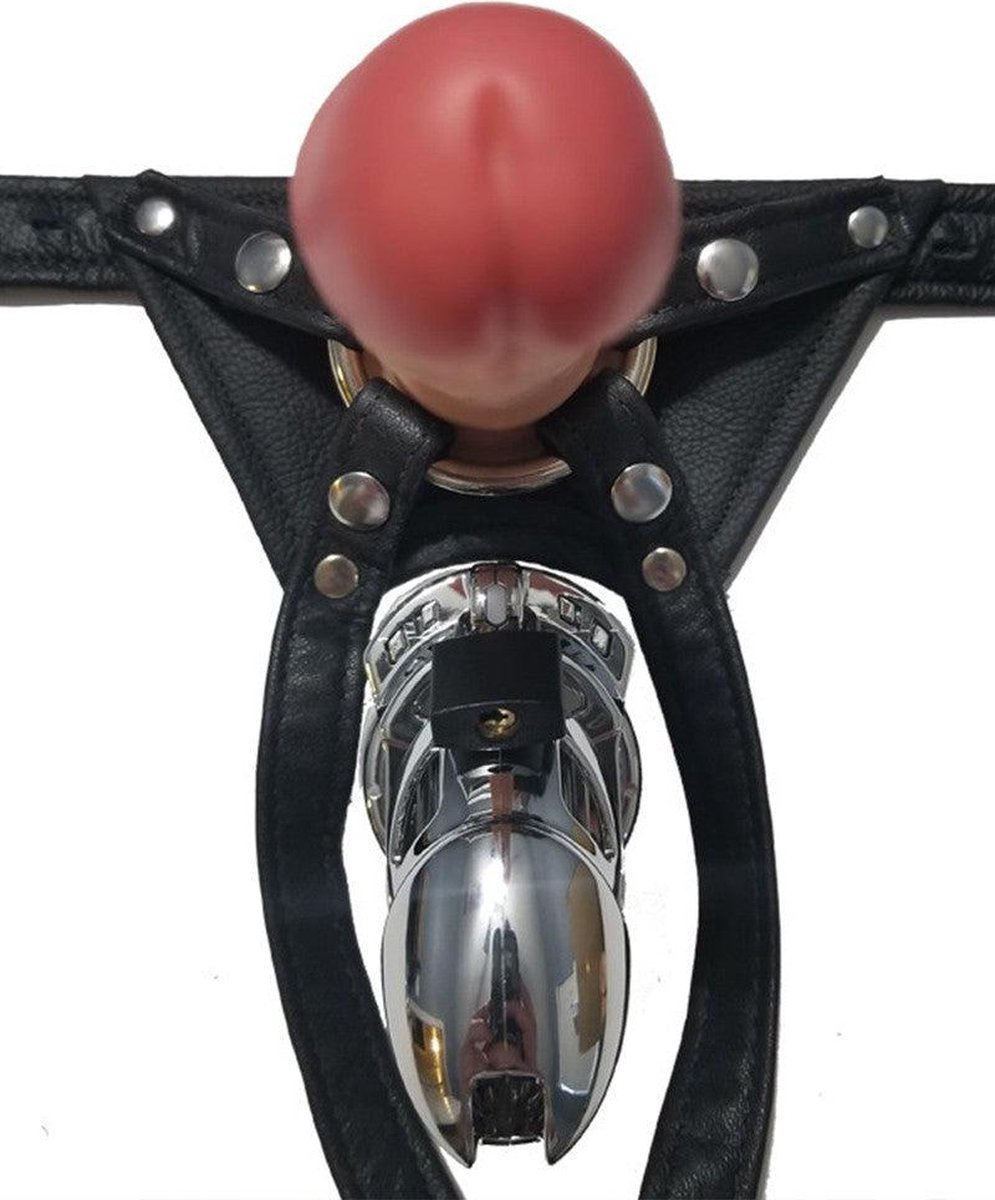 The Vice - Strap-On Harnas - The Crotch Rockett - Voor gebruik met kuisheidskooi - Maat S