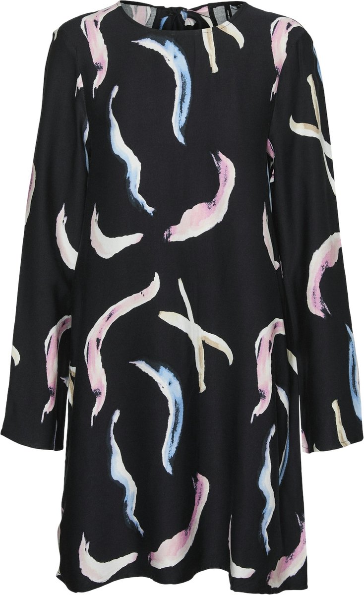 VERO MODA - Jurk - Maat XS - Vrouwen - Black - Hoofdstof