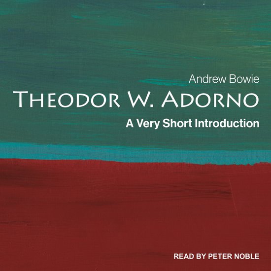Theodor Adorno - cover