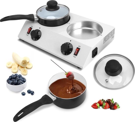 Elektrische Commerciële Chocolade Spread Making Machine Chocolade Vet Warmer Tan