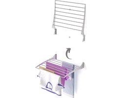 Foxydry Fold 60 wasdroogrek wandmontage clicksysteem - 60 x 50 x 10 cm