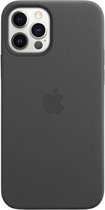 Apple - Leren hoesje - MagSafe - iPhone 12 (Pro) - Zwart
