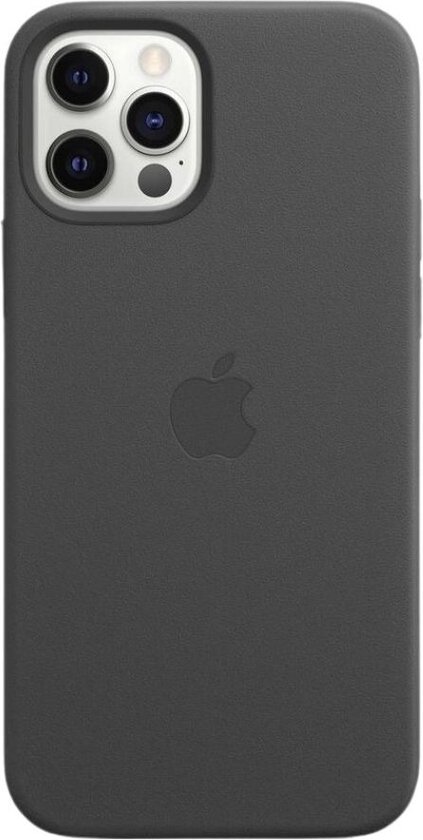Apple Coque en Cuir Noir pour iPhone 12 / 12 Pro – Protection Premium MHKG3ZM/A