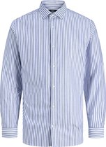 Jack & Jones Overhemd Jprblaparker Shirt L/s Noos 12227385 Black/iris Mannen Maat - M