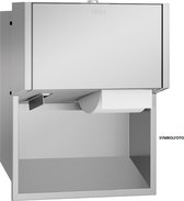 Franke dubbele WC-rolhouder voor inbouw EXOS. geschikt voor 2 rollen in 3 verschillende versies