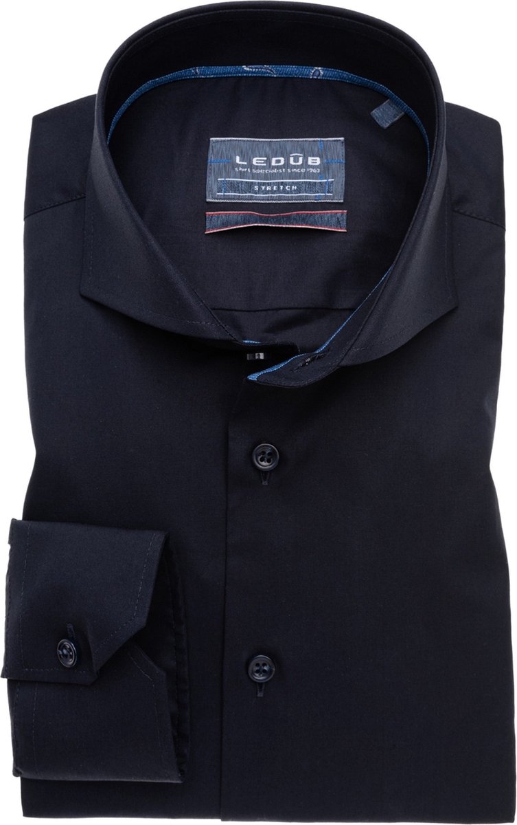 Ledûb slimfit donkerblauw ML7