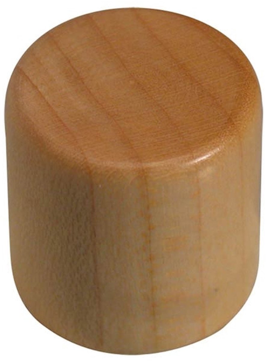 Boston KWM-370 Houten Dome Knop - 18x18mm Esdoorn