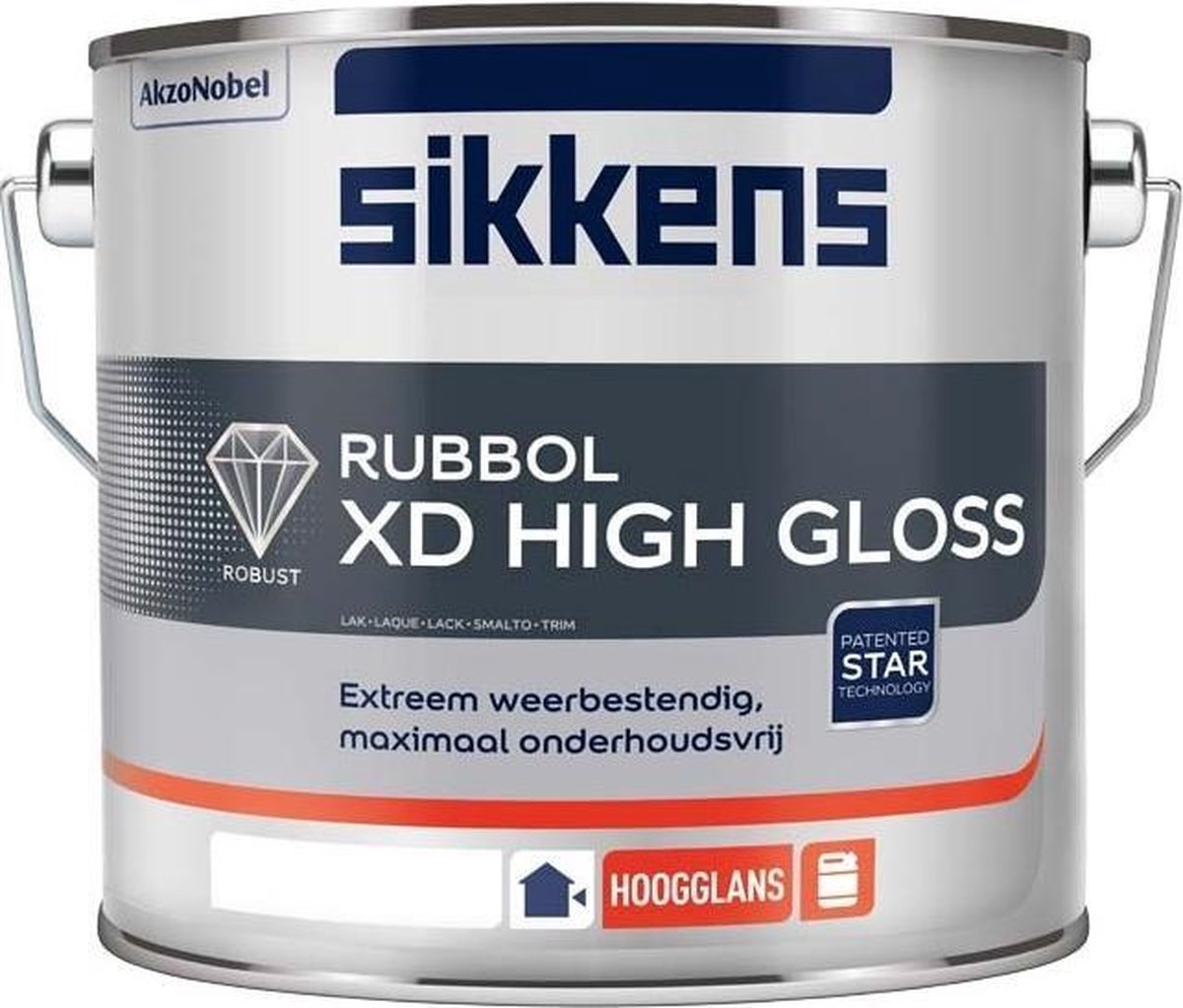Sikkens Rubbol XD High Gloss, 2,5 Liter - Q0.05.10 Grachtengroen