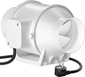 PolkaHome Extracteur de salle de bain - Extracteur - Ventilateur de salle de bain - Ventilateur extracteur - Toilettes