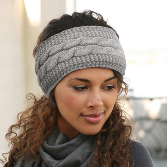 Julé Design winter teddy haarband zee groen dames