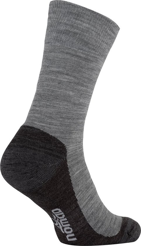 DANISH ENDURANCE Wandelsokken Set met Merino Wol, voor Dames & Heren, Verschillende Soorten & Voering, 3 paar, Grijs, 39-42