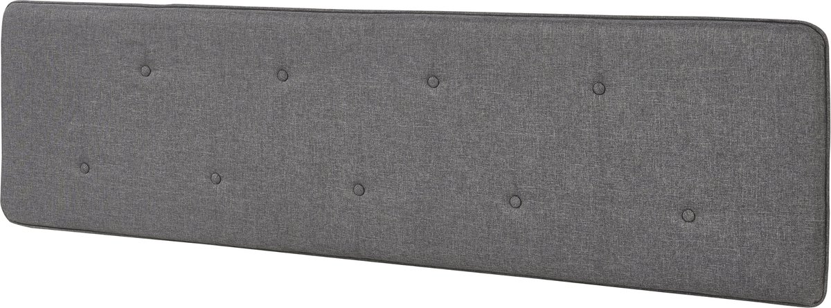 en.casa Hoofdbord Tokke 52x160x4 cm grijs [en.casa]
