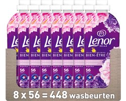 8x Lenor Wasverzachter Bloemenboeket 56 Wasbeurten 1176 ml