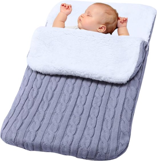 Foto: Inovra warme winter wikkelzak voor baby s universele voetenzak voor kinderwagens zachte deken 0 6 maanden