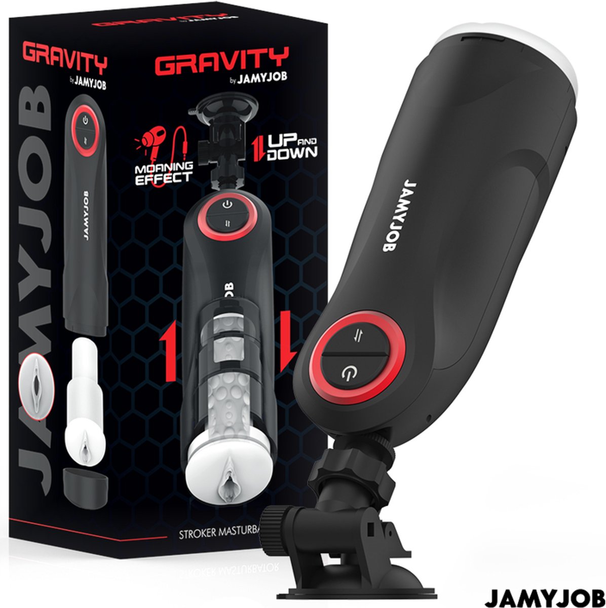 JAMYJOB - ZWAARTEKRACHT AUTOMATISCHE VAGINA MASTURBATOR 5 ZUIGSTANDEN | MASTURBATOR | MANNEN MASTURBATOR | SEKSSPEELTJES VOOR MANNEN | SEX TOYS VOOR MANNEN