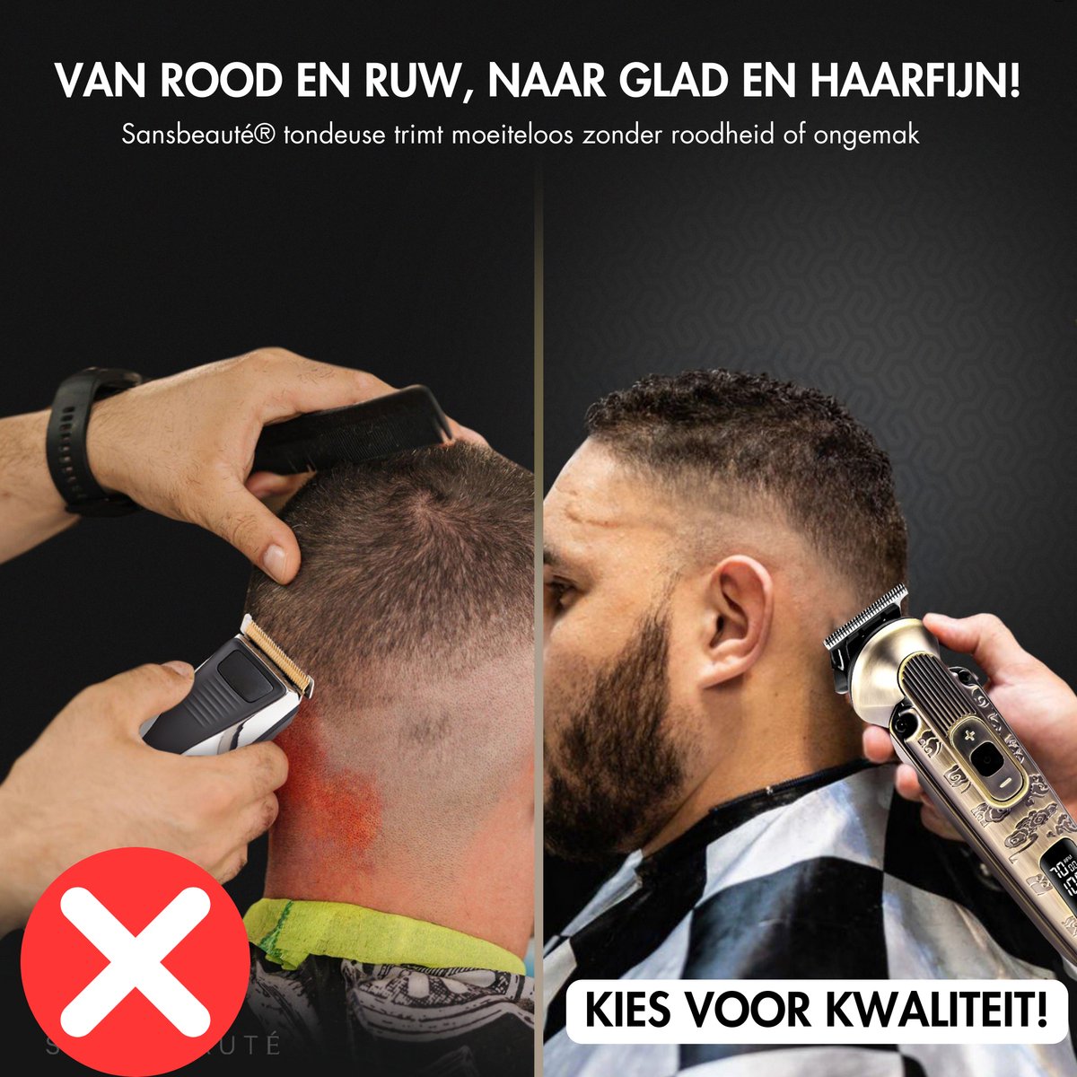 Sansbeauté 9-in-1 Baardtrimmer Mannen thumbnail 2