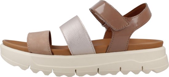 Geox Xan2.1s Sandales pour femmes Beige, Or EU 39 Femme