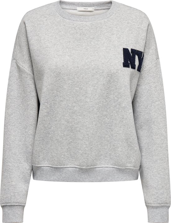 ONLSWEAT LIFE L/ S CREW O.SIZE STATE NOOS