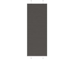 vidaXL - Plissé - rolgordijn - 80x200 - cm - stofbreedte - 79,4 - cm - polyester - zwart