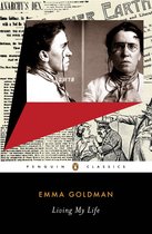 Boekomslag van 'Living My Life' van Emma Goldman met portretten en tekst.