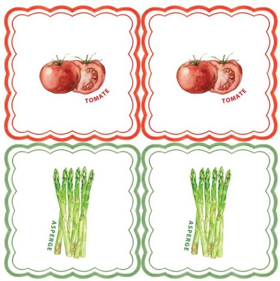 20 servetten eten kruiden voor de keuken als tafeldecoratie. Papieren servetten met motief. Ook voor decoupage en servetten techniek 33x33cm