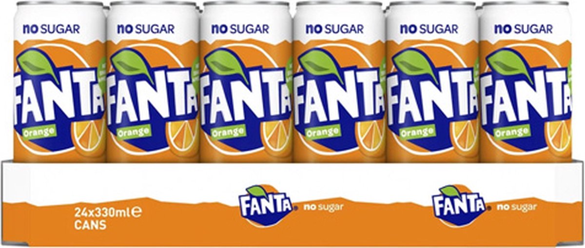 Tray Fanta Zero Orange - 24x33cl