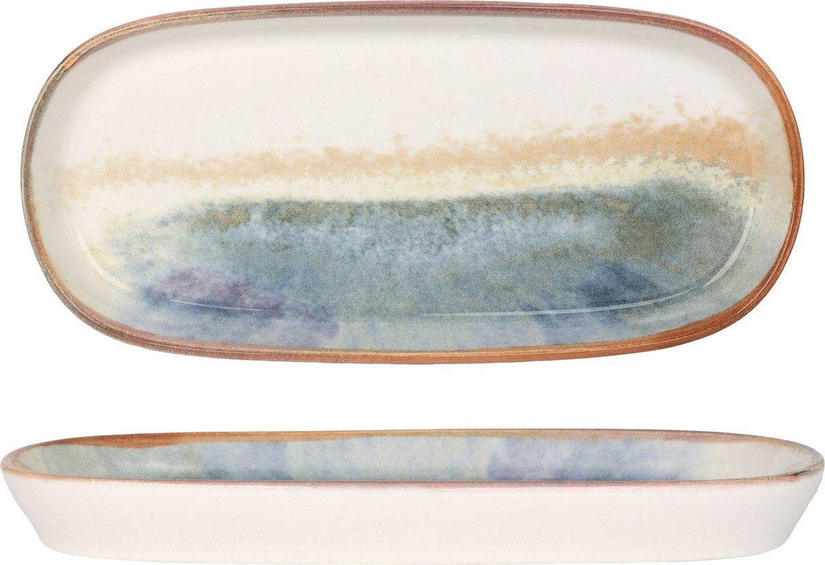 Bonna Serveerschaal - Fium - Porselein - 21 cm - set van 2