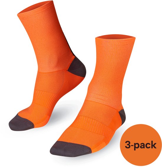 Bioracer Classic - Fietsshirt Unisex Korte Mouw - Oranje - Maat S