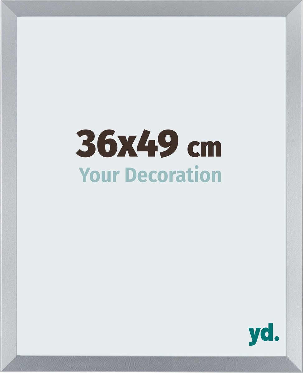 yd. Your Decoration - Fotolijst 36x49 cm - MDF - Zilver Glans - Catania