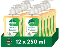 Dettol Handzeep Original 250ml - 12 stuks - Voordeelverpakking