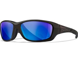 Wiley X Gravity Gepolariseerde Zonnebril -Transparant frame - Captivate blauwe spiegel glazen