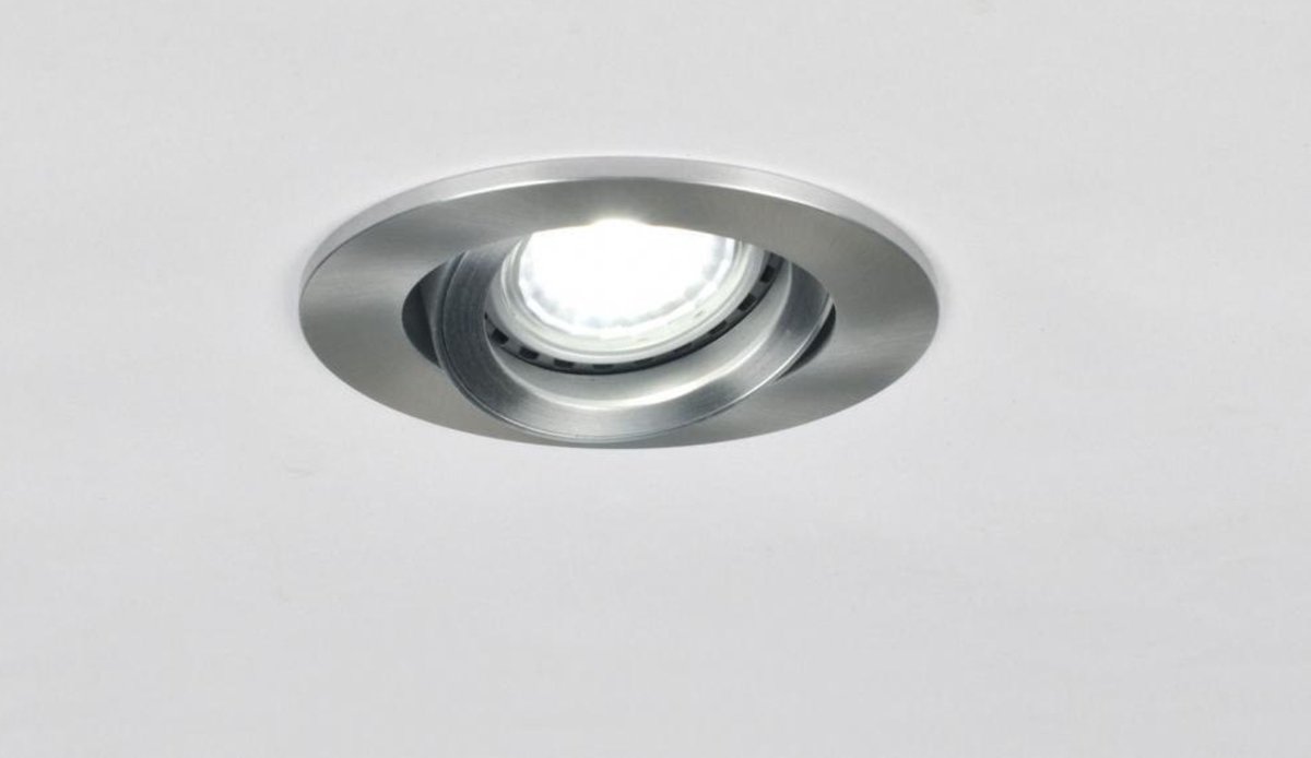 Lumidora Inbouwspot 70195 - 70195 - GU10 - Aluminium - Metaal - ⌀ 8.6 cm