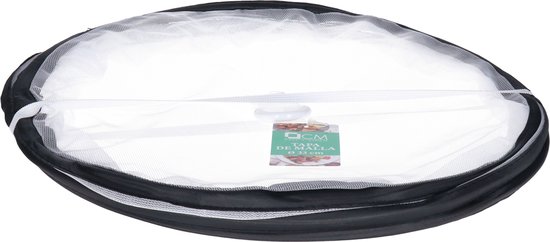 CM Opvouwbare Foodcover - 3x - Rond - 33 x 12 cm - Vliegenkap en Voedselbescherming — afbeelding 2