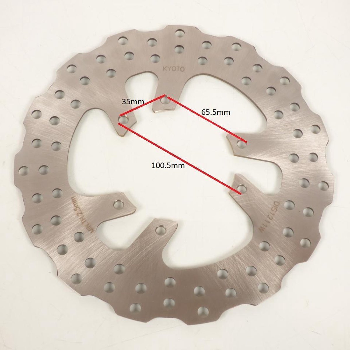 Disque de frein avant Perftec pour Auto Ø230X86X3.5mm Neuf