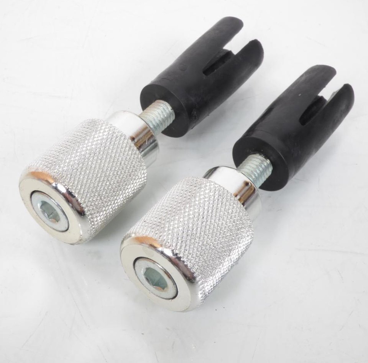 metalmena stuureinde voor auto ø18mm chroom cilindrisch nieuw