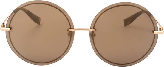 Trussardi STR219F 300G Zonnebril - Dames - Goudkleurig van Merkloos — afbeelding 4