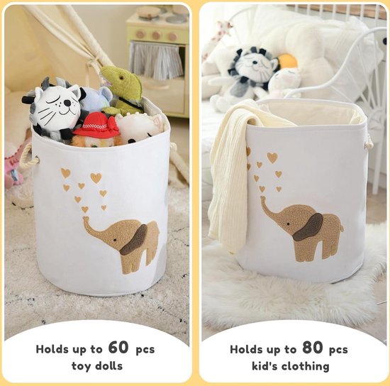 Nautische dieren kinderwasmand - blauw - Zee zeilboten beer pinguïns