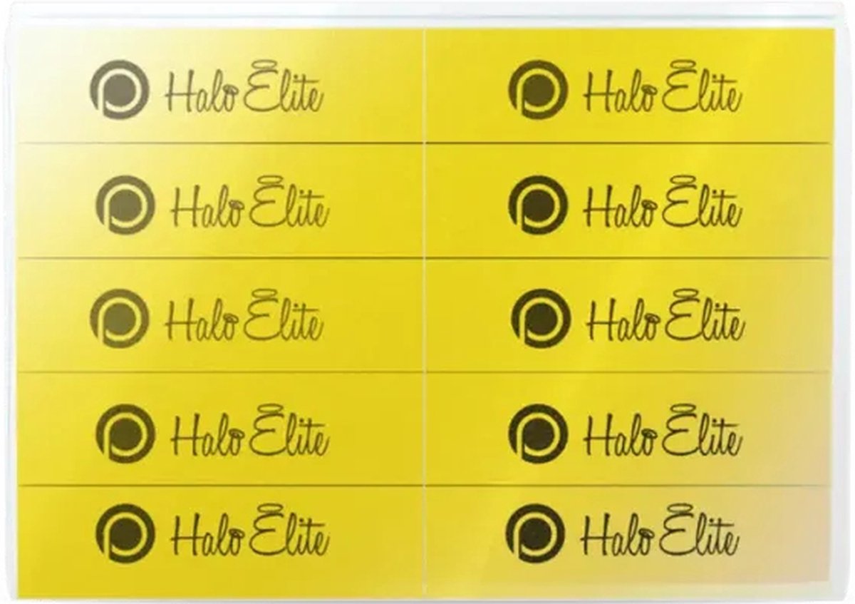 Halo Elite Yellow Blocks 10 stuks 220-220-Nagelvijl-Buffer blocks
