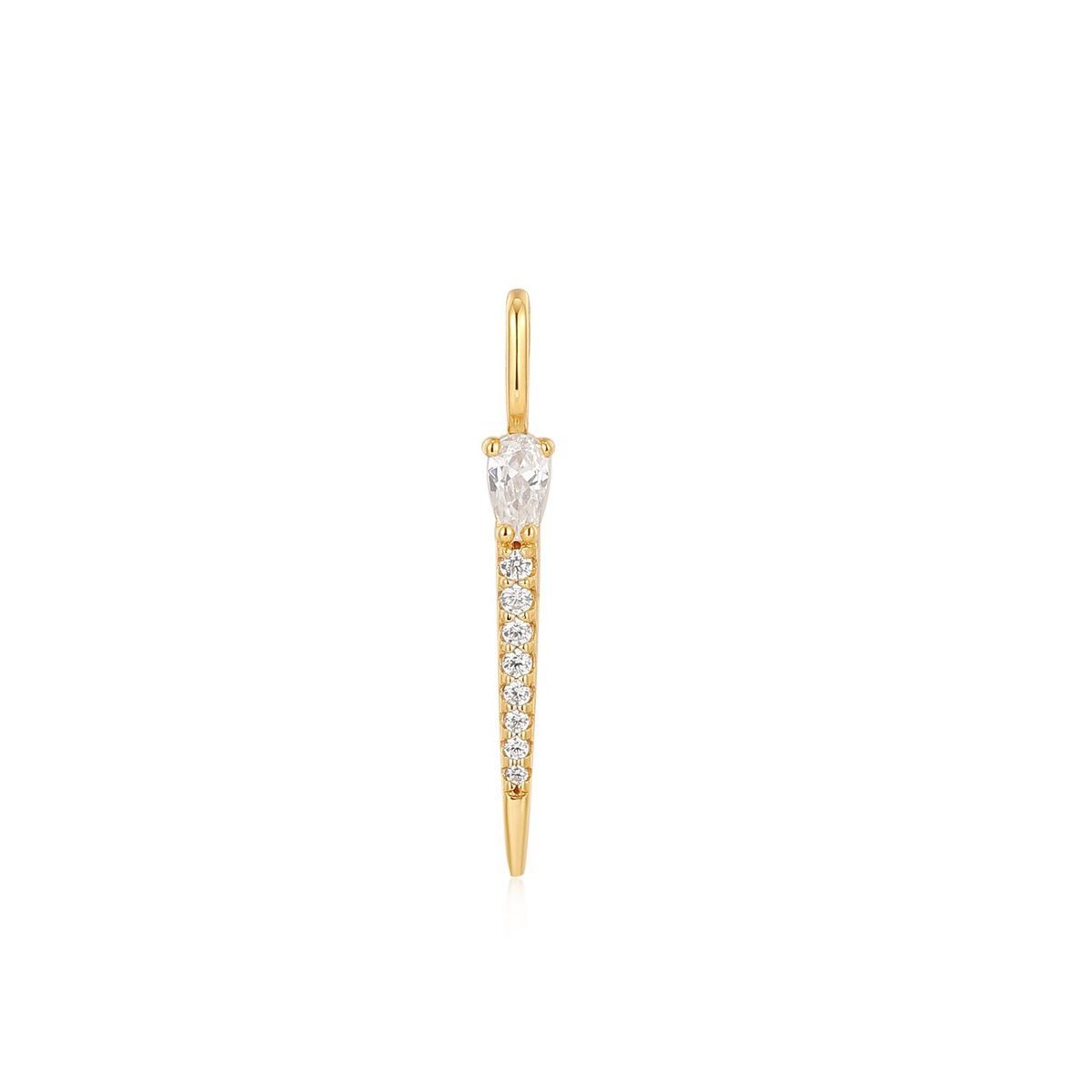 Ania Haie AH NC048-30G Pop Charms Dames Hanger - Fantasie - Sieraad - Zilver - Goudkleurig - 925 Zilver - 2 mm breed - 17 mm lang