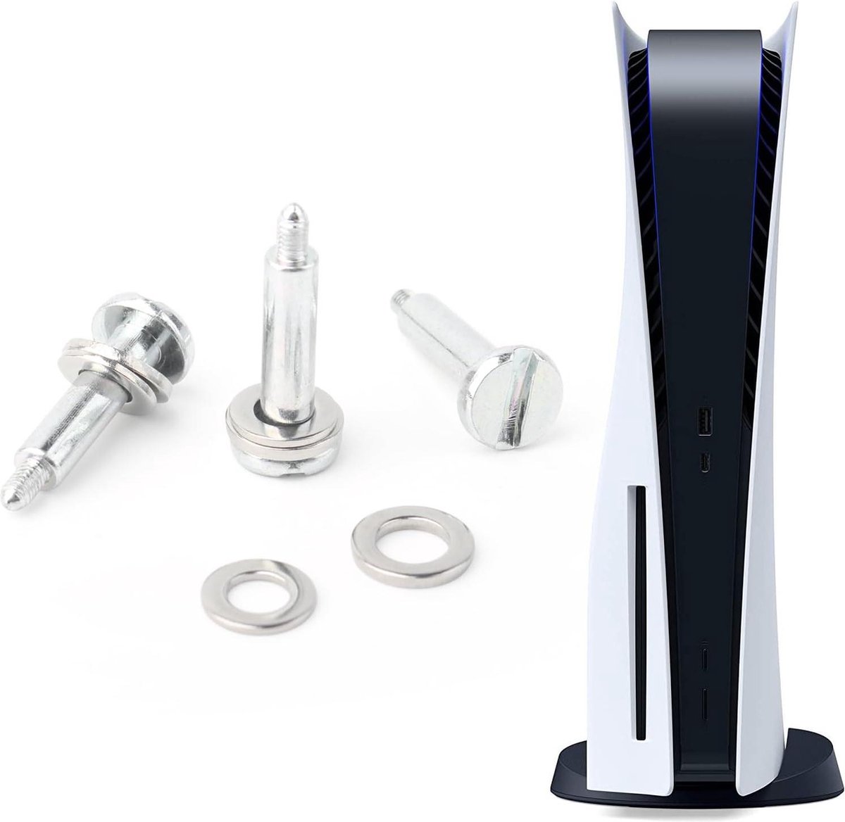 3 stuks basisschroef voor gameconsoles Sony Playstation 5 PS5 - robuuste bevestigingsschroef voor PS5 (alleen voor CFI-10XX) - content nodig .