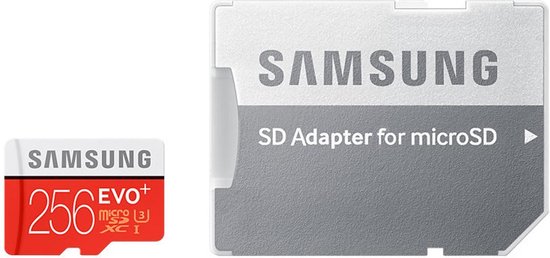 Samsung Evo+ 256 GB SD kaart - met adapter | bol.com