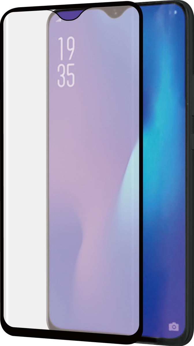 Azuri Screenprotector - Tempered Glass RINOX ARMOR - zwart frame -voor Huawei P30 Lite