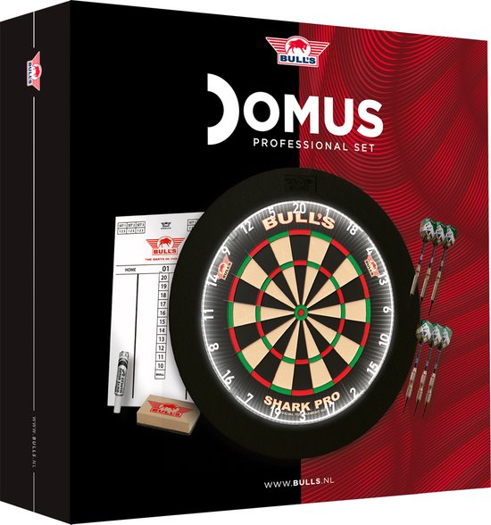 Bull’s Domus Professionele Dartset - Complete set - Dartbord - Verlichting - Surround van Merkloos — afbeelding 4
