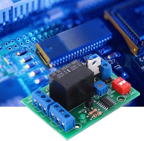 Retard Off Relaismodule 10-16V Dubbele 12V DC Tijd Relais Module ...