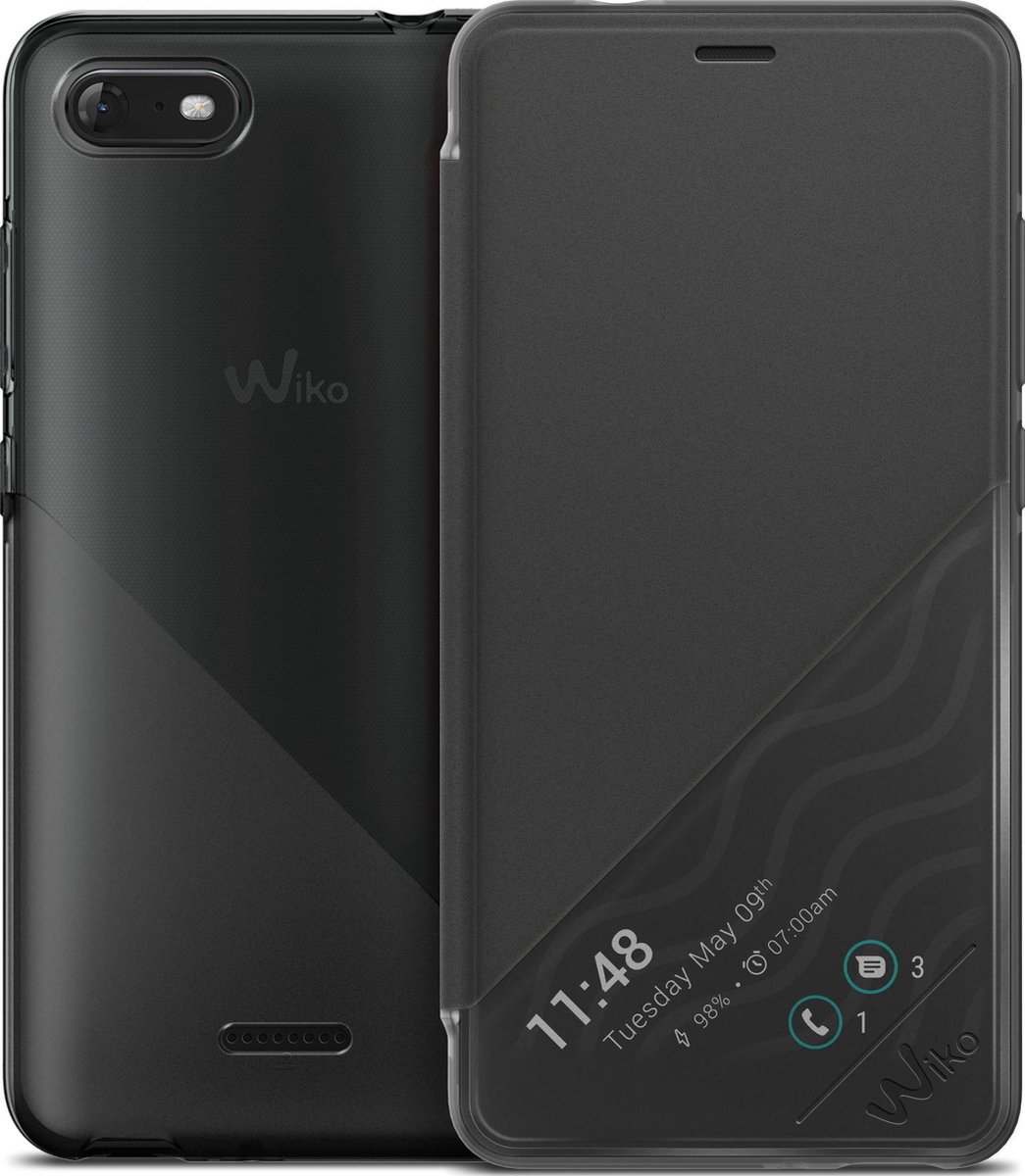 Wiko Harry2 Smart Folio WiLINE case Night Grey