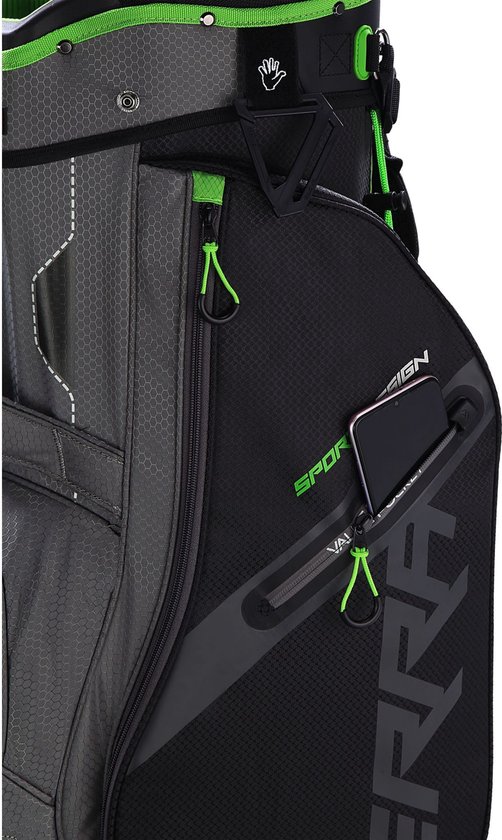 Big Max Terra Sport Golftas - Cartbag - Grijs Lime van Merkloos — afbeelding 3