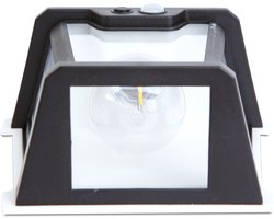 Landelijke Hangende Tuin Lantaarn met LED Bol lamp Solar - W